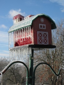 frozen mailbox